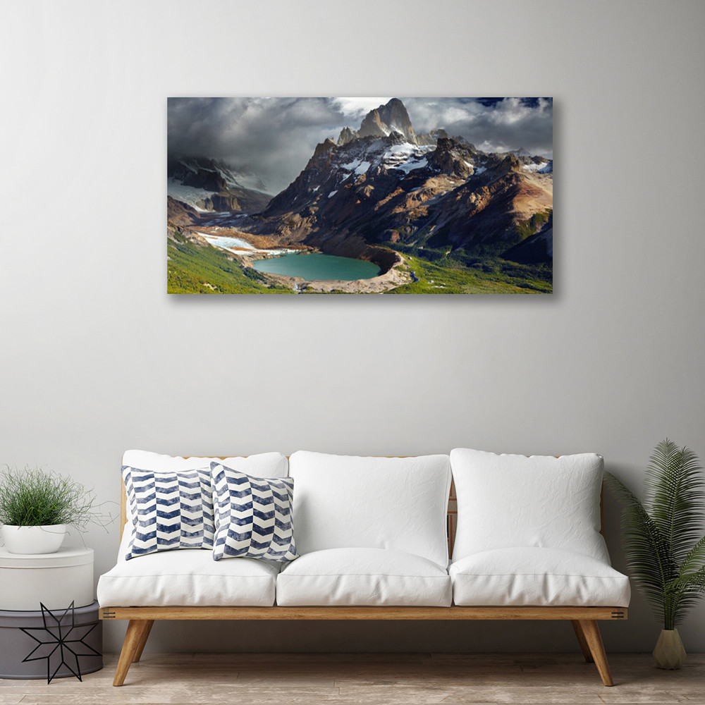 Impression sur toile de qualité premium tableau paysage nature 100x50