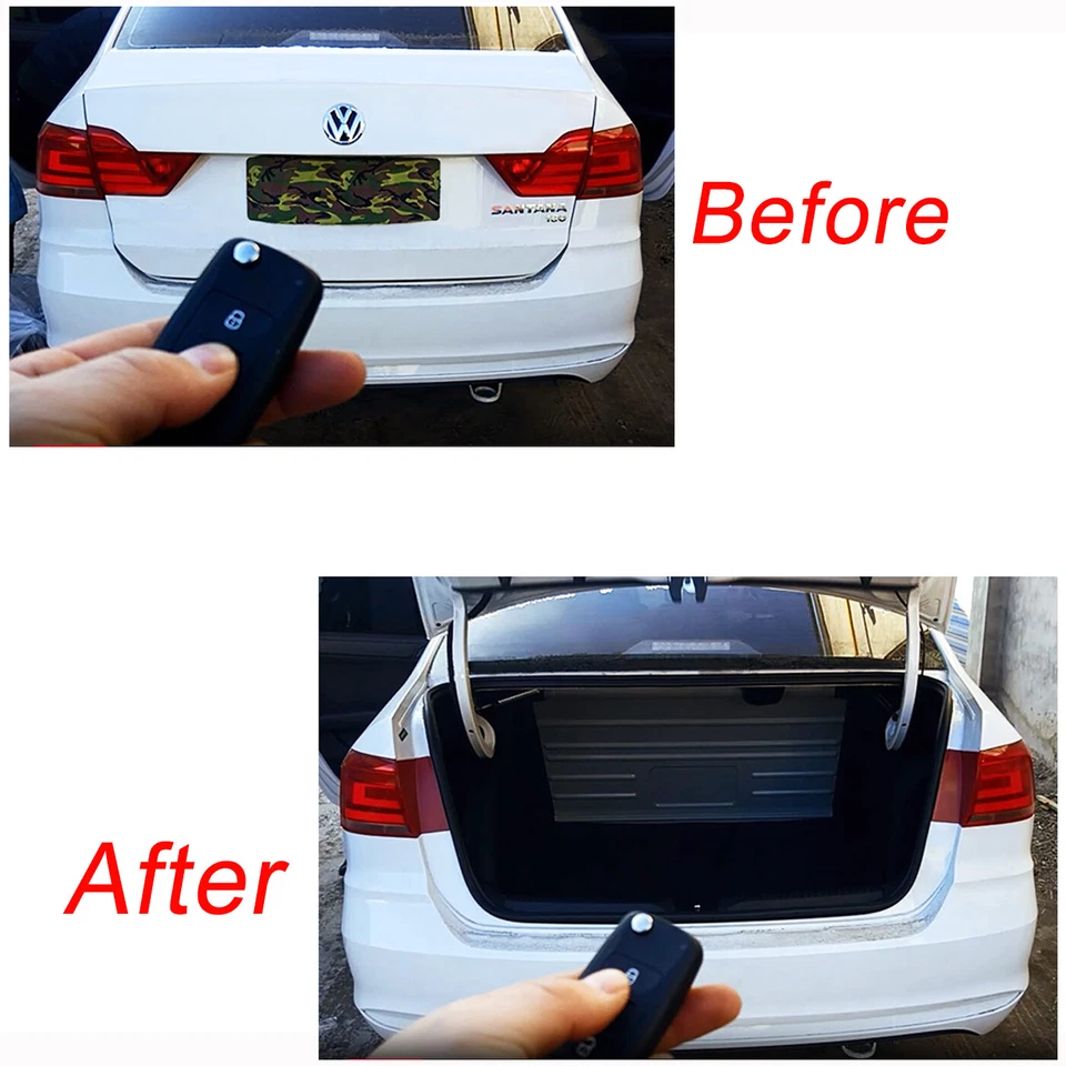 Muelle de dispositivo de elevación de tapa de maletero abierto remoto automático ajustable rojo para maletero Foto 4 de 4