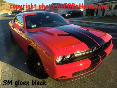FITS 15 to 26 Dodge Challenger 10'' Racing Stripes Graphics Decal Vinyl 36 FEET