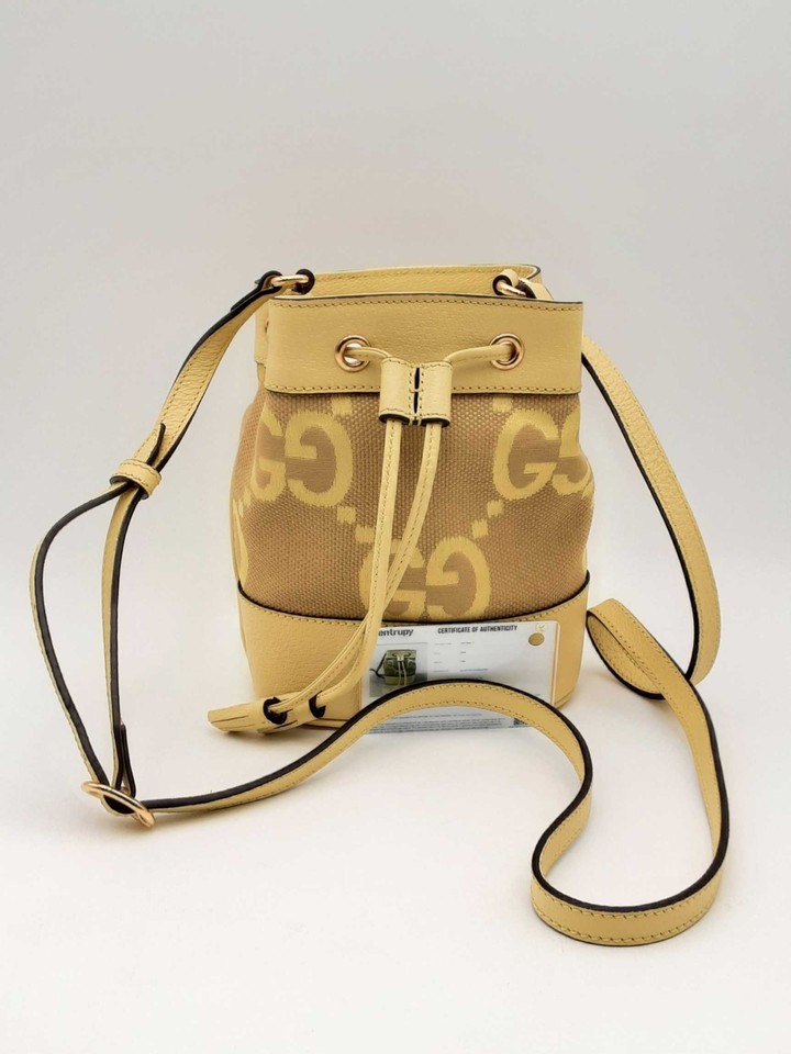 Gucci Ophidia Gg Bucket Bag In Yellow Eb0924cxzsa eBay