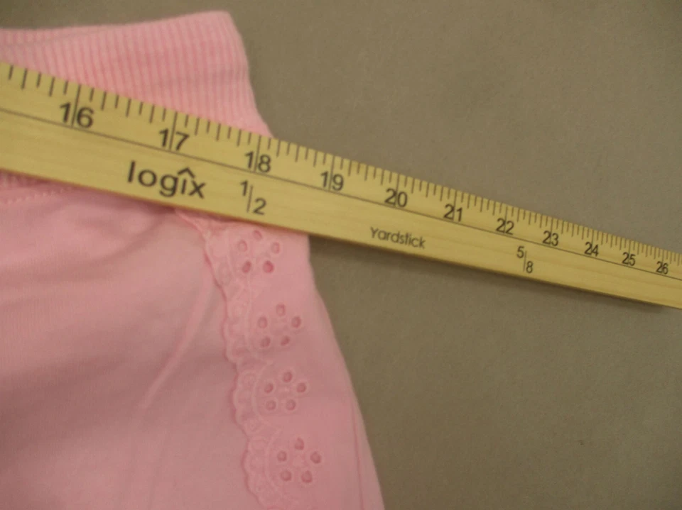 Pantalones cortos deportivos iActive talla 1X para mujer rosa mezcla de algodón con cordón 045 Foto 3 de 4