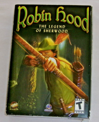 2002 ROBIN HOOD The Legend of Sherwood PC Game for Windows New/Old Stock Wanadoo