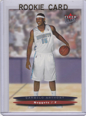 CARMELO ANTHONY ROOKIE CARD 2003/04 Fleer Ultra Basketball NBA RC