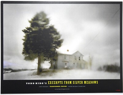 TODD HIDO 'Tree and House' Silver Meadows 2013 Exhibition Poster