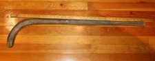 Antique Spalding Turn of the Century Victorian Wood Field Hockey Ice Polo Stick!
