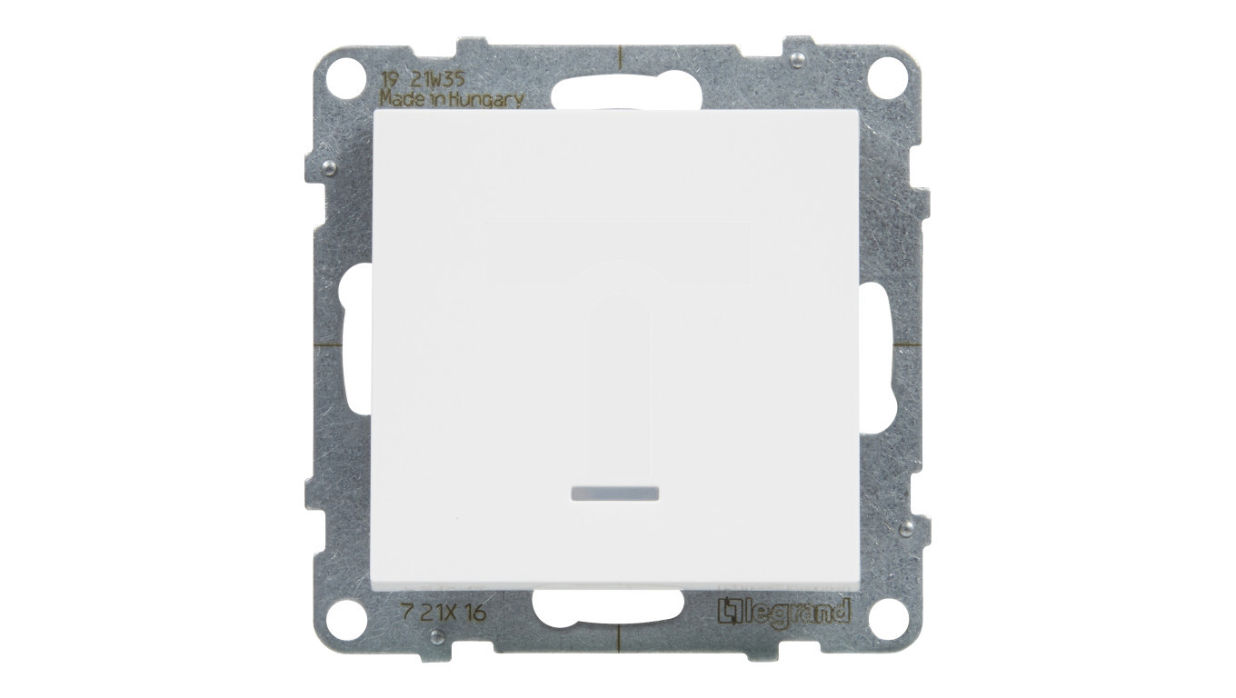 SUNO Stair switch with backlight white 10AX 250V automatic terminals 7211 /T2UK