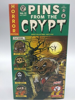 PINS FROM THE CRYPT JASON FUELHEES VORHEES HORROR EDITION NO. 12 OCT 2017 NEW