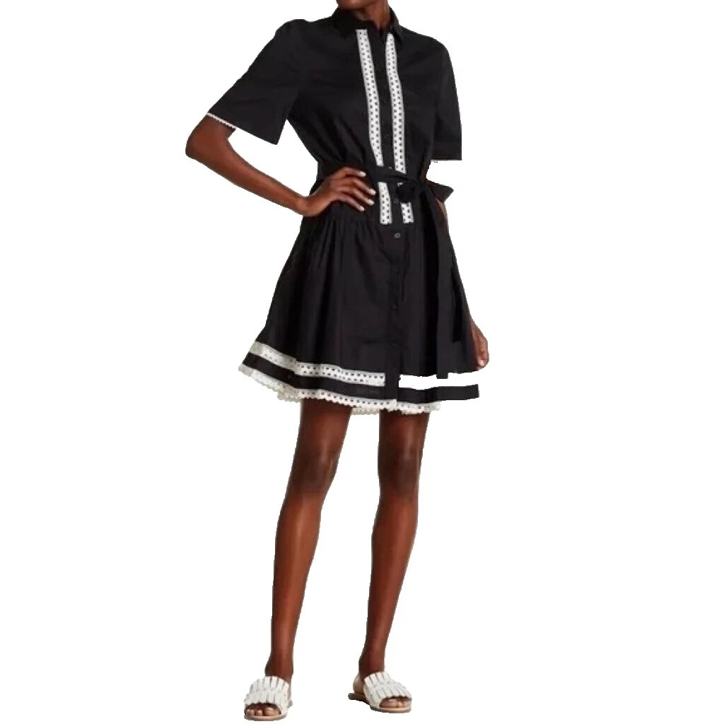 kate spade new york Solid Shirt Dresses