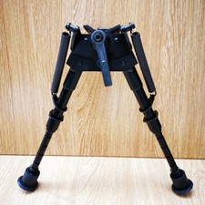Bipiede fucile ritorno molla girevole/perno regolabile da 6" a 9" gambe regolabili