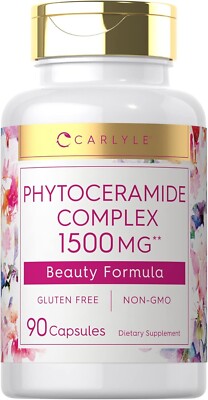Phytoceramide Complex Supplement 1500mg w/ Organic Sweet Potato, Beauty Formula