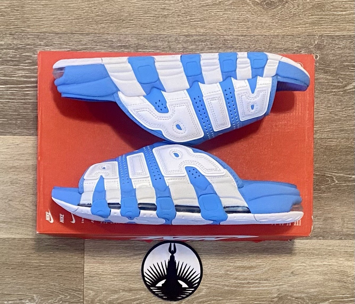 Nike Air More Uptempo 'University Blue' Slides FD9884-400