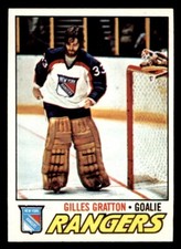 1977 Topps Hockey #207 Gilles Gratton NM/MT