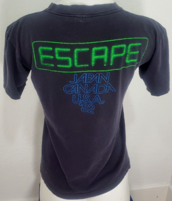 VTG. Journey Escape Tour T-Shirt 1982 Steve Perry Japan, Canada 