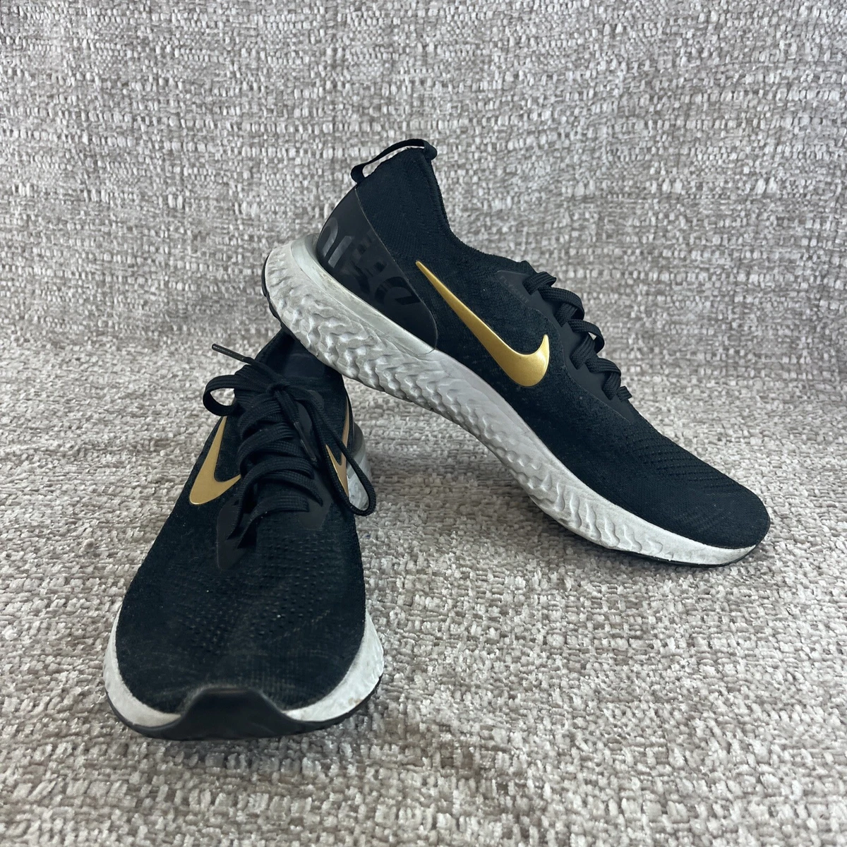 Nike Epic React Flyknit Running Shoes Gold AQ0070-013 Size 9 eBay