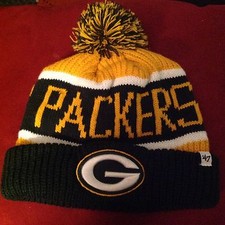Green Bay Packers NFL '47 Youth Winter Hat - One Size Fits All, New With Tags