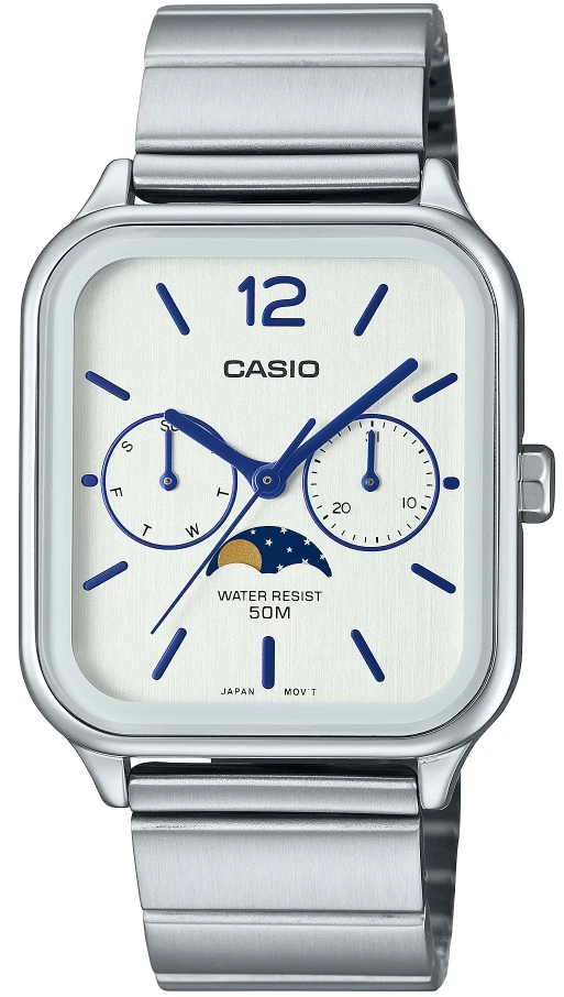 Casio Analog MTP-M305D-7A Moonphase Quartz Men's Watch ...