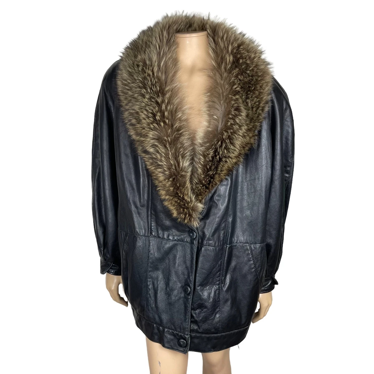 Marvin richards leather clearance coat