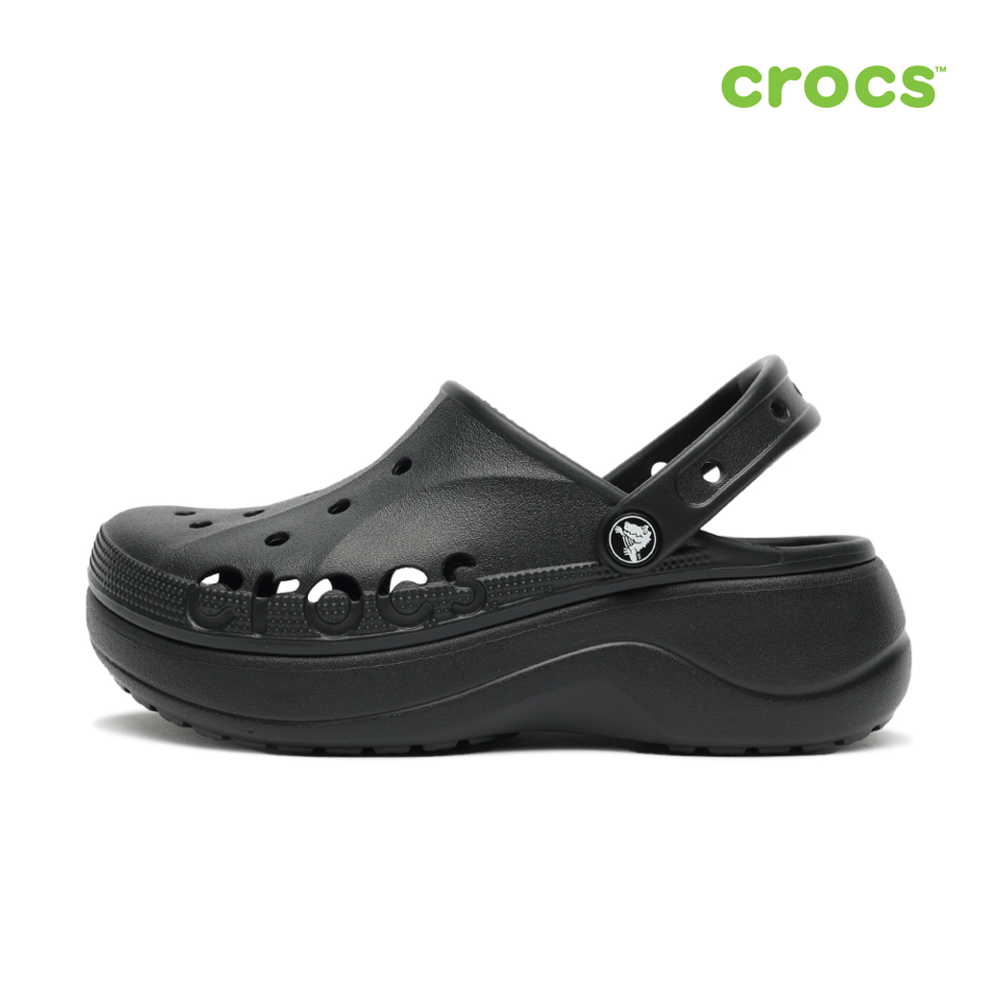 NEW CROCS BAYA PLATFORM CLOG 208186-001 BLACK UNISEX | eBay