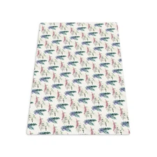 Mat Pad under the Office Chair Desk Carpet Protector Fir branches 100x70