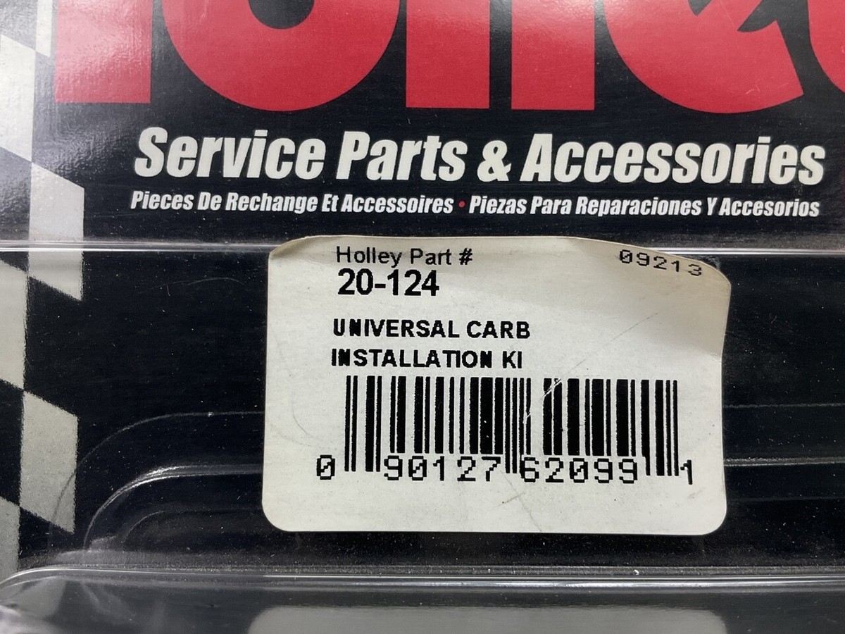Holley Universal Carburetor Installation Kit 20-124 Holley Universal Carburetor Installation Kit 20-124
