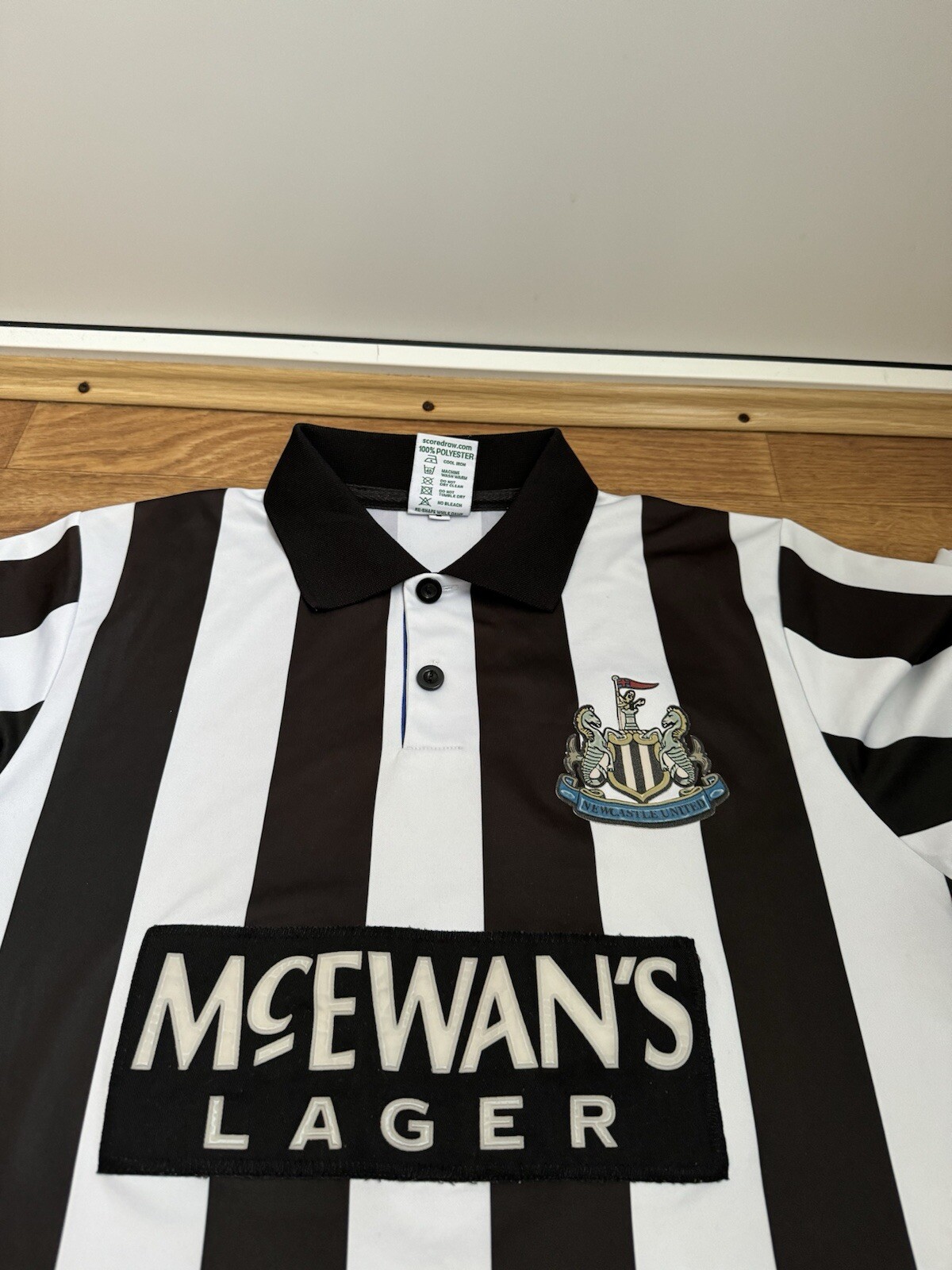 NEWCASTLE UNITED 1993 1995 HOME SHIRT FOOTBALL SOCCER JERSEY  SIZE M thumbnail 2