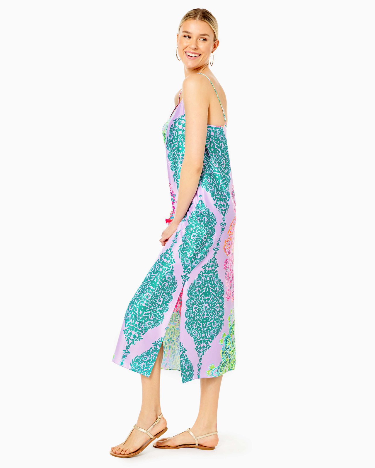 Clearance Sale! Lilly Pulitzer Bellalyn Midi Slip Dress 198 Size XXS