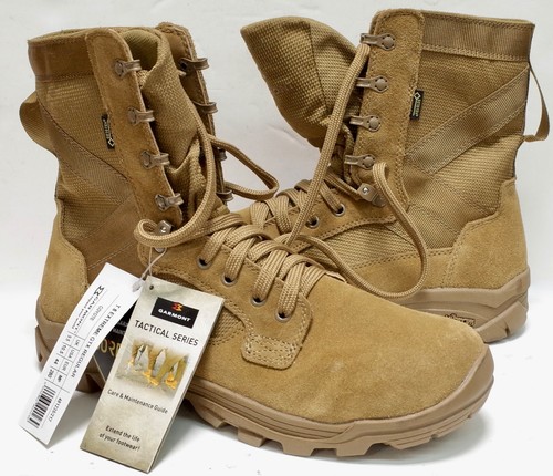 mens US 10.5 GARMONT T8 EXTREME 200g GTX Military TACTICAL Coyote Brown BOOTS