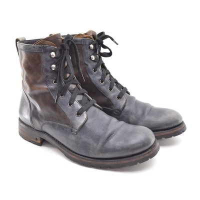Men John Varvatos Collection Handmade Lace Up Boot 11 M Navy 
