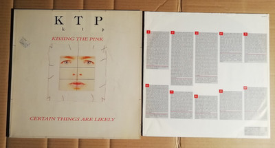 KISSING THE PINK - CERTAIN THINGS ARE LIKELY -  LP + OIS (no seamsplits)GER 1986