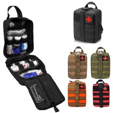 Tactical MOLLE Medical Pouch Rip-Away EMT First Aid Kit IFAK Trauma Survival Bag