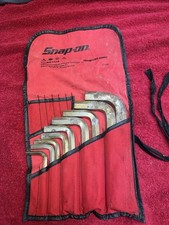 Snap On Allen Head Wrenches 9pcs With Pouch Various Sizes Incomplete Set Metric