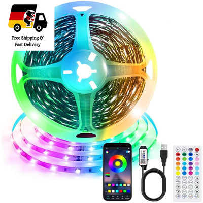 LED Streifen 3 m RGB TV Rücklicht Bluetooth App Steuerung 16 Millionen Farben 20