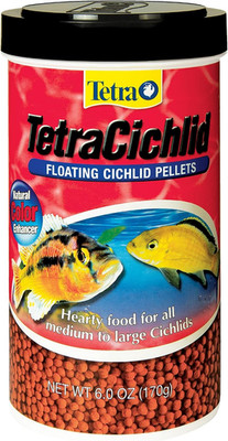 Cichlid fish Floating Cichlid Pellets 6 Ounces, Nutritionally Balanced Diet (770