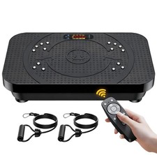Vibration Fitness Plate Exercise Machine, Professional Automatic Mode Full-Bo...
