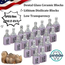 US C14 Dental Lithium Disilicate Blocks Emax CEREC CAD/CAM Inlab Blocks LT 5Pcs