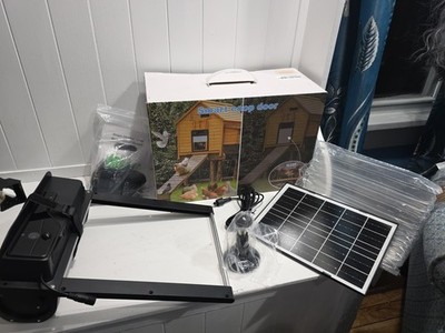Smart Chicken Coop New HD Camera Solar Door