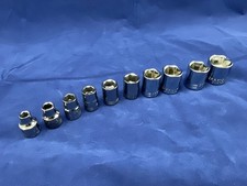Craftsman 10 Piece 38 Drive 6 Point Sae Socket Set 14 To 78 Shallow Craftsman 10 Piece 38 Drive 6 Point Sae Socket Set 14 To 78 Shallow