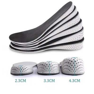 1 Paar Höhenerhöhung Einlegesohlen Unisex verstellbar Schuhheber Einlagen Komfort Pads