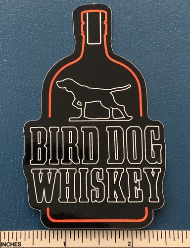 NOS BIRD DOG WHISKEY Advertising DECAL STICKER Collectible