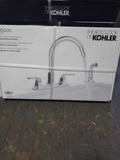 Rubicon Two-handle kitchen faucet with sidespray K-R26582-VS