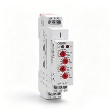 GRT8-2T Double Delay on Timer Relay AC/DC12V-240V DPDT Relay Din Rail Type GR...