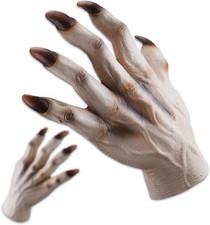 AICKER Monster Hand Gloves for Adults Stretch Gloves Zombie Gloves for Teens ...