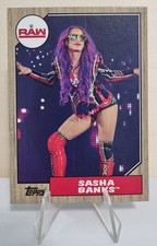 2017 Topps Heritage WWE #34 Sasha Banks