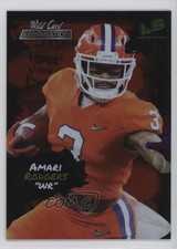 2021 Wild Card Alumination Light Show Red Amari Rodgers #LS43 Rookie RC 1a7j. rookie card picture