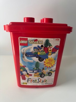 1997 LEGO System 4128 XL Freestyle Value Bucket VTG - Rare - Bucket ONLY