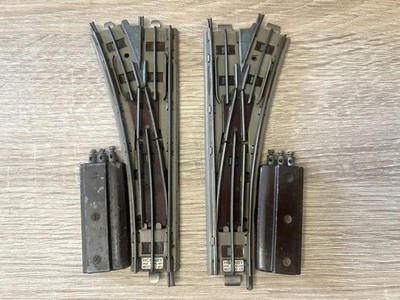 Hornby Dublo Spurweite OO EODPL & EODPR 3-Schienen elektrische Weichen Gleis - links & rechts
