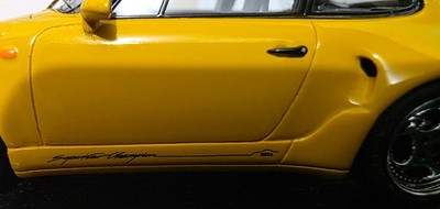 Porsche 911 (964) Turbo S 3.6 Leichtbau Yellow 1992 1:43 Spark