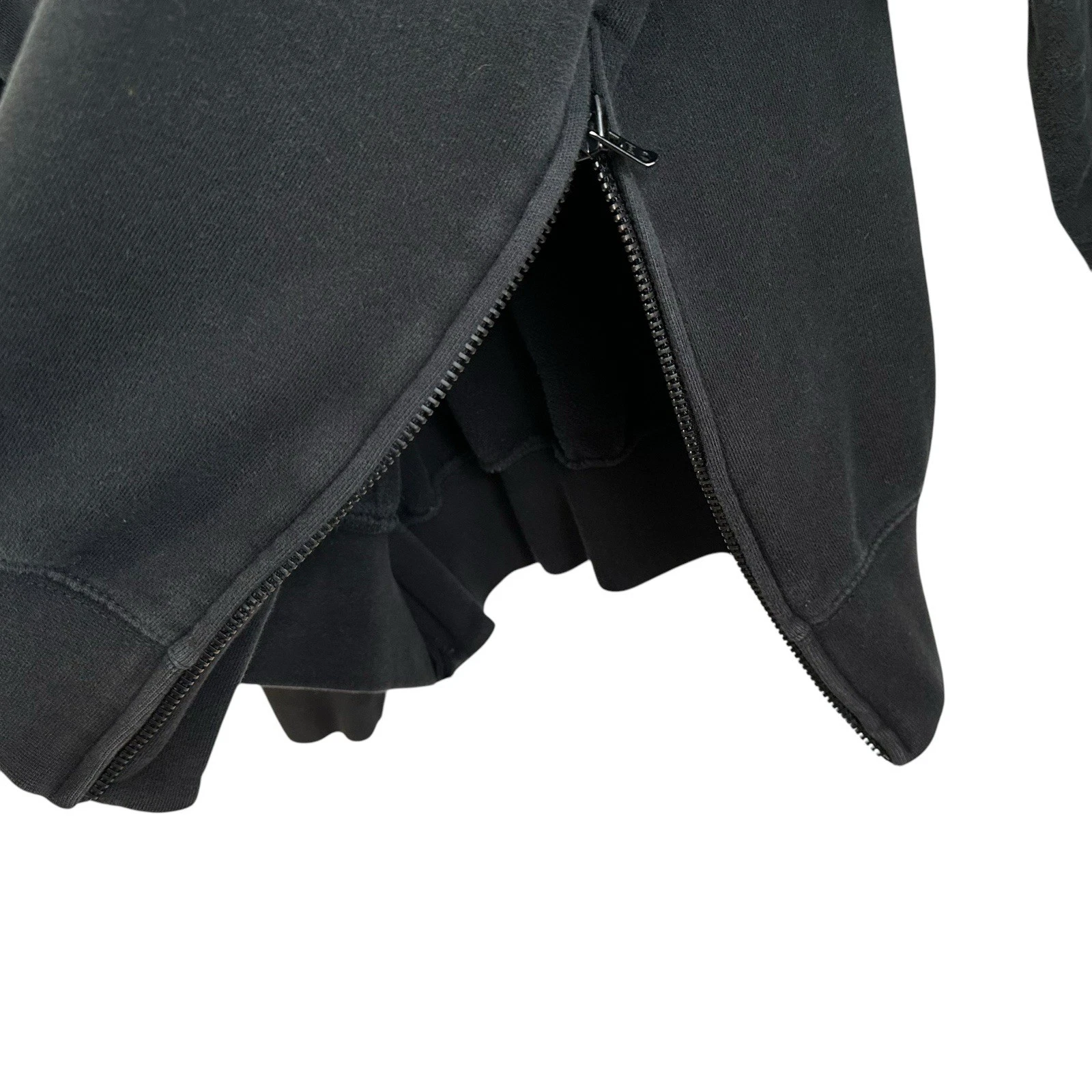 Felpa con cappuccio pullover Fear Of God Essentials uomo 1 4 zip taglia small nera zip laterali