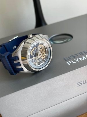 #ad SWATCH FLYMAGIC Blue Hawk Complete Set 1 of 500 pieces Mint Unworn YHS100S $3999.99