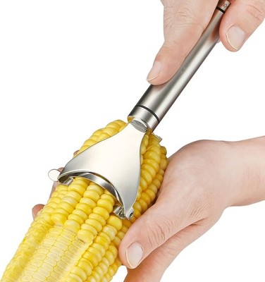 Stainless SteeStainl Corn Peeler   Corn Cob Stripper Kernel Remover Kitchen Tool
